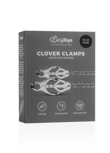 Zmysłowe Zaciski na Sutki Japanese Clover z Łańcuchem