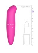 Różowy mini wibrator do stymulacji punktu G