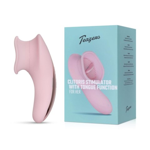 Stymulator łechtaczki ze stringami – Różowy