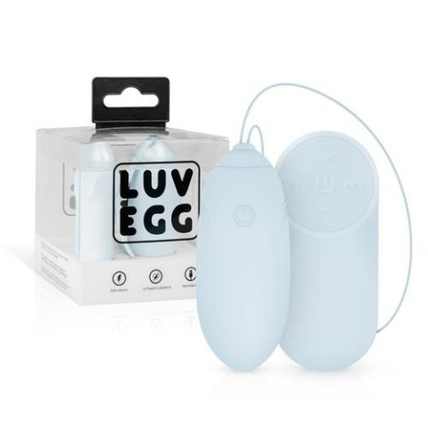 LUV EGG Błękitne Jajeczko Wibrujące z Pilotem