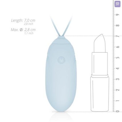 LUV EGG Błękitne Jajeczko Wibrujące z Pilotem