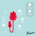 Teazers Róża: Wibrator i Stymulator Łechtaczki