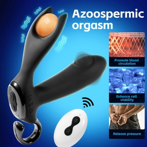 Masażer prostaty z podwójną stymulacją