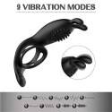 Pierścień Erekcyjny RabbitVibration z Pilotem Zdalnego Sterowania