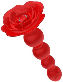 Wibrujące Koraliki Analne Rose z Obrotową Stymulacją
