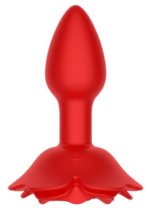 Obrotowy plug analny w kształcie róży