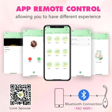 App Love Egg Zielone 

– Jajeczko wibrujące sterowane aplikacją