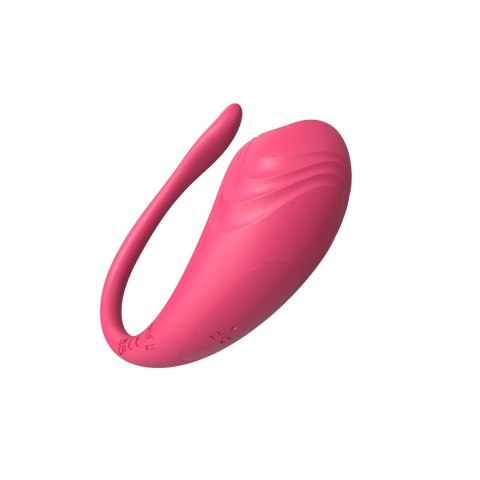 Wibrujące jajeczko z aplikacją App Love Egg Czerwone
