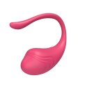 Wibrujące jajeczko z aplikacją App Love Egg Czerwone