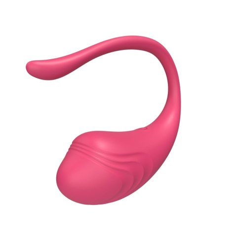 Wibrujące jajeczko z aplikacją App Love Egg Czerwone
