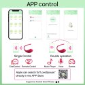Wibrujące jajeczko z aplikacją App Love Egg Czerwone