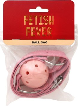 Fetish Fever: Zmysłowy Różowy Knebel Kulkowy