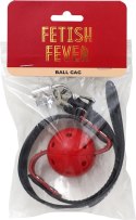 Knebel z Kulka Fetish Fever - Czerwony