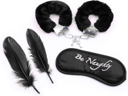 Zestaw Bondage Fetish Fever - 4 Elementy - Czarny