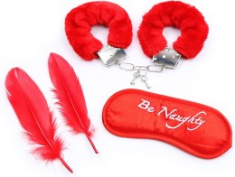 Zmysłowy Zestaw BDSM Fetish Fever – 4 Elementy w Czerwieni