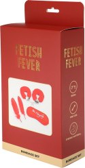 Zmysłowy Zestaw BDSM Fetish Fever – 4 Elementy w Czerwieni