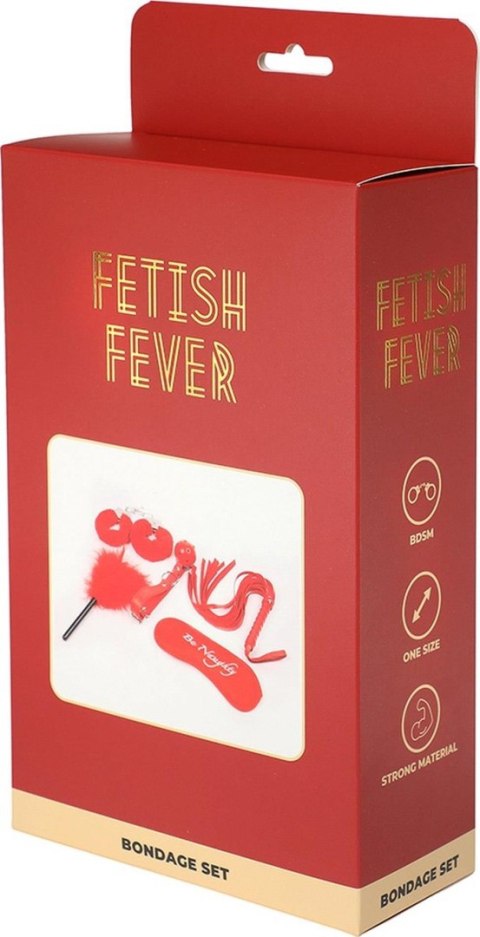 Fetish Fever – Zestaw BDSM w Czerwieni (5 Elementów)