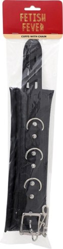Kajdanki z Łańcuszkiem Fetish Fever – Czarne