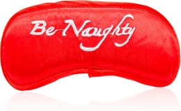 Zmysłowa Maska na Oczy 'Be Noughty' – Czerwona
