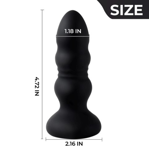 Sensualny Plug Analny z Wibracjami i Iluminacją