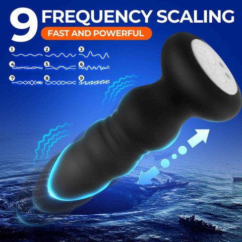Sensualny Plug Analny z Wibracjami i Iluminacją