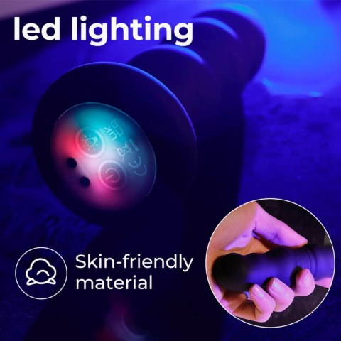 Sensualny Plug Analny z Wibracjami i Iluminacją