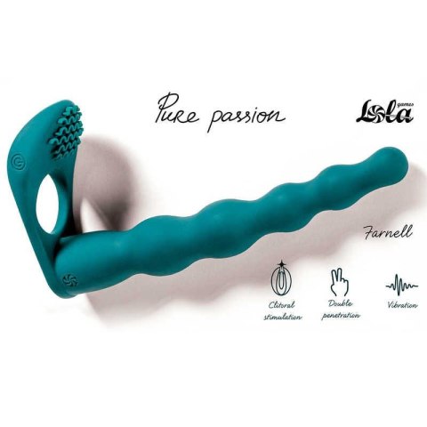 Strap-on Farnell Green Pure Passion z Wibracjami