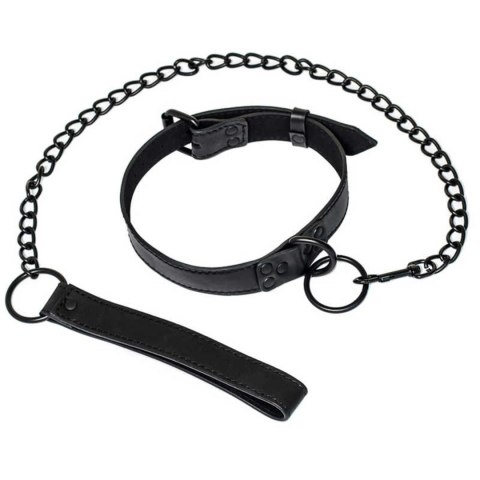 Zmysłowa Obroża Party Hard Sin z Smyczą – BDSM