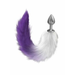 Korek Analny Diamond Galaxy z Puszystym Ogonem – Fiolet