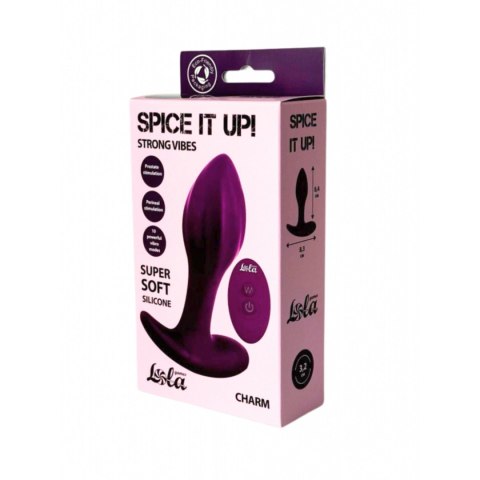 Spice it Up Charm: Zmysłowy Wibrujący Plug Analny
