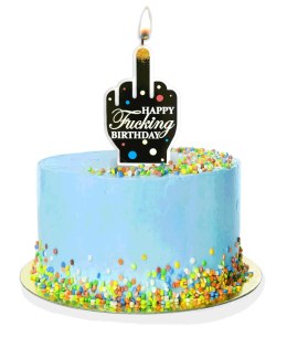 Świeczka urodzinowa „Happy Fucking Birthday”