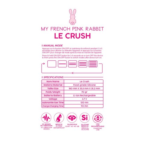Le Crush Fushia - Sterowany Aplikacją