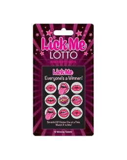 Lick Me Lotto – Gra Zmysłowych Zdrapek (12 Sztuk)