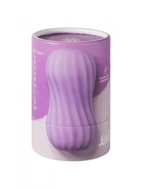 Zmysłowy Masturbator Fuzzy Marshmallow Lawenda