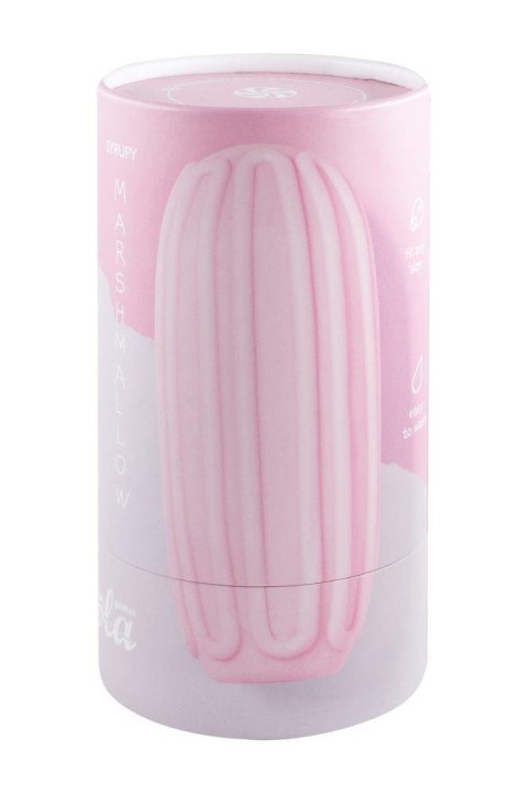 Puszysty Masturbator Marshmallow Maxi w Odcieniu Syropowego Różu