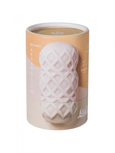 Masturbator Marshmallow Sweety – Biała Słodkość Dotyku