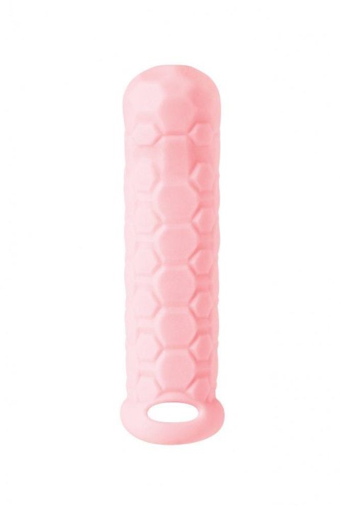 Elegancka Różowa Nakładka Przedłużająca Homme Long na Penisa (11-15 cm)