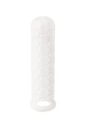 Elegancka Nakładka Wydłużająca na Penisa Homme Long Biała (11-15cm)