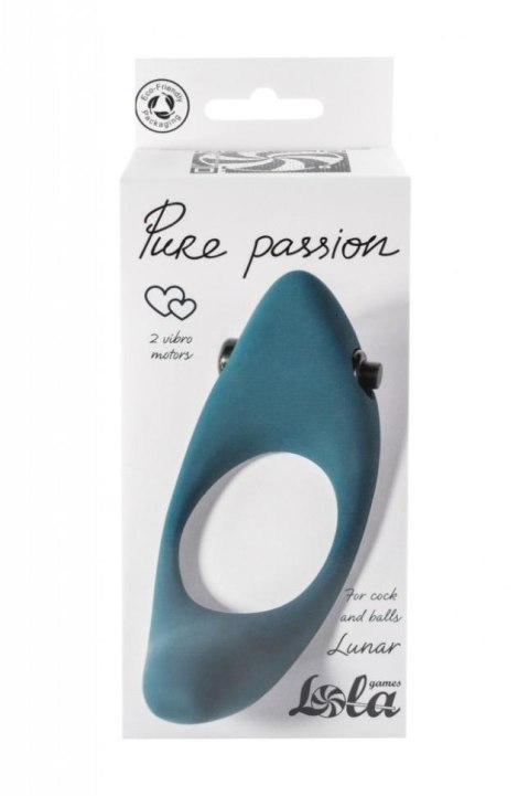 Wibrujący Pierścień Erekcyjny Pure Passion Lunar Green