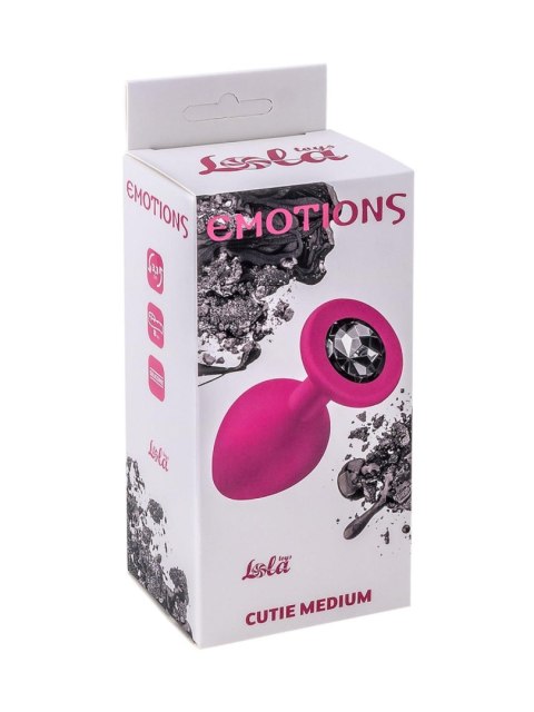 Korek Analny Emotions Cutie z Kryształem – Różowy