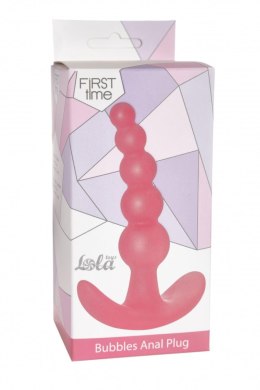 Różowy Bąbelkowy Korek Analny Plug-Bubbles