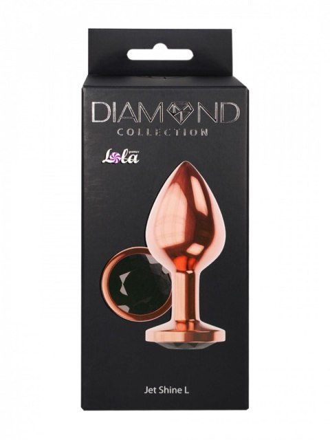 Korek Analny Diamond Jet Shine L – Różowe Złoto