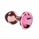 Luksusowy Korek Analny Diamond Shine L – Różowe Złoto