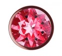 Luksusowy Korek Analny Diamond Shine L – Różowe Złoto