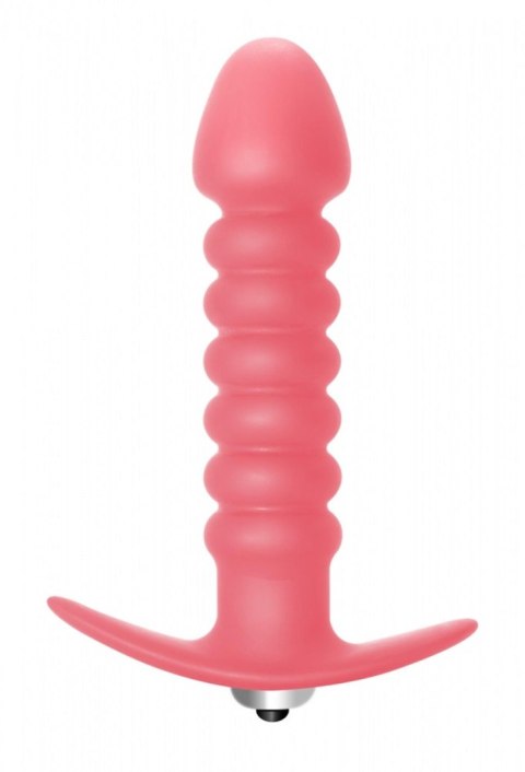 Zmysłowy wibrujący korek analny Twisted – Różowy
