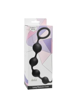 Czarne Kulki Analne Long Pleasure Chain – Długi Łańcuch Namiętności