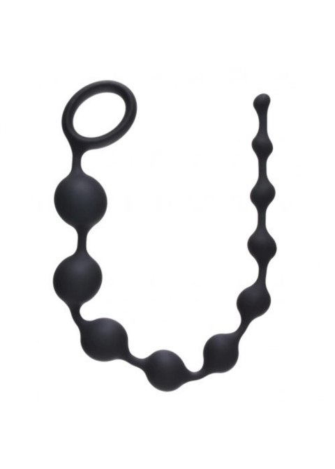 Czarne Kulki Analne Long Pleasure Chain – Długi Łańcuch Namiętności