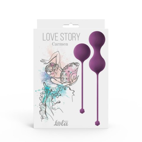 Zestaw Kulek Gejszy Love Story Carmen Lavender Sunset