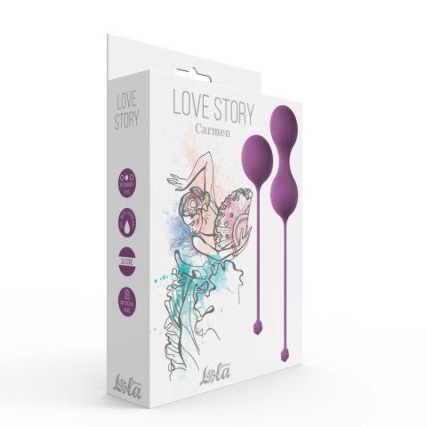 Zestaw Kulek Gejszy Love Story Carmen Lavender Sunset