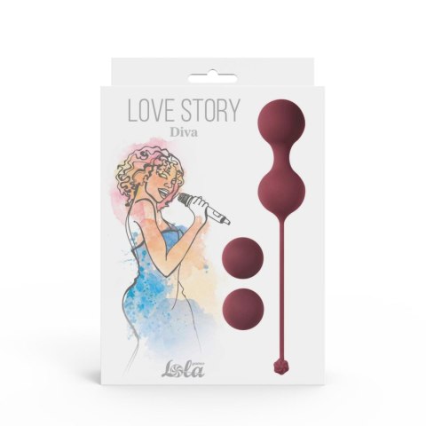 Zestaw Kulek Gejszy Love Story Diva – Winna Czerwień